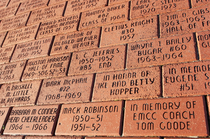 The EMCC Development Foundation is selling engraved brick pavers for a limited time at Sullivan-Windham Field and at Chapel in the Pines. The EMCC Development Foundation is selling engraved brick pavers for a limited time at Sullivan-Windham Field and at Chapel in the Pines.
